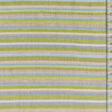 Lněný povlak na dekorační polštář - Zeleno/modrý